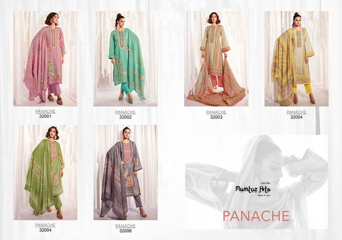 Panache By Mumtaz Lawn Cotton Dress Materials Catalog
